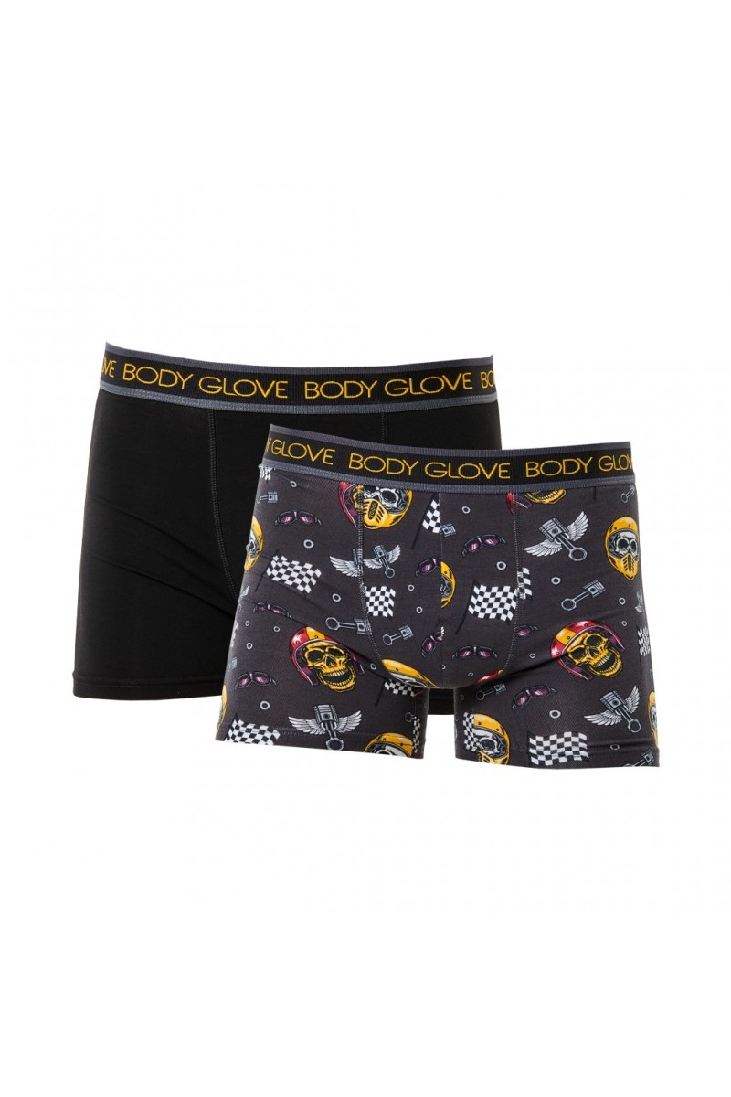 BODY GLOVE PRINTED BOXER 2pACK