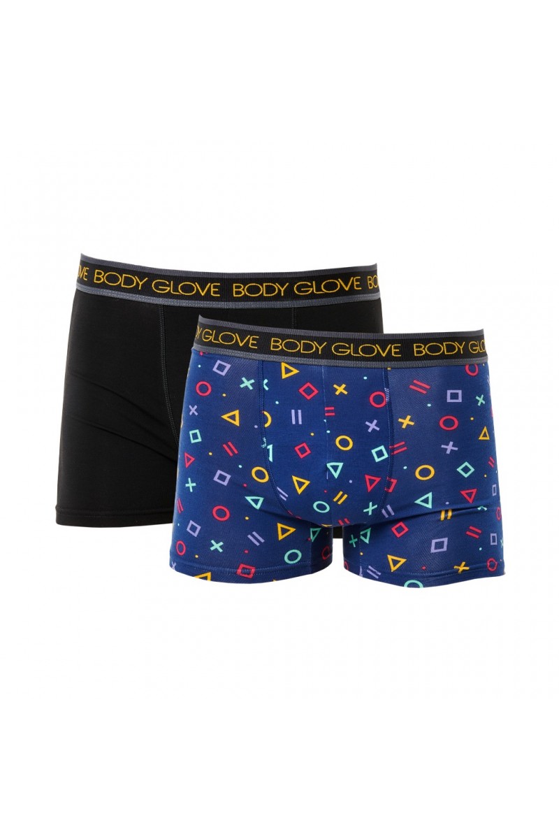 BODY GLOVE PRINTED BOXER 2pACK