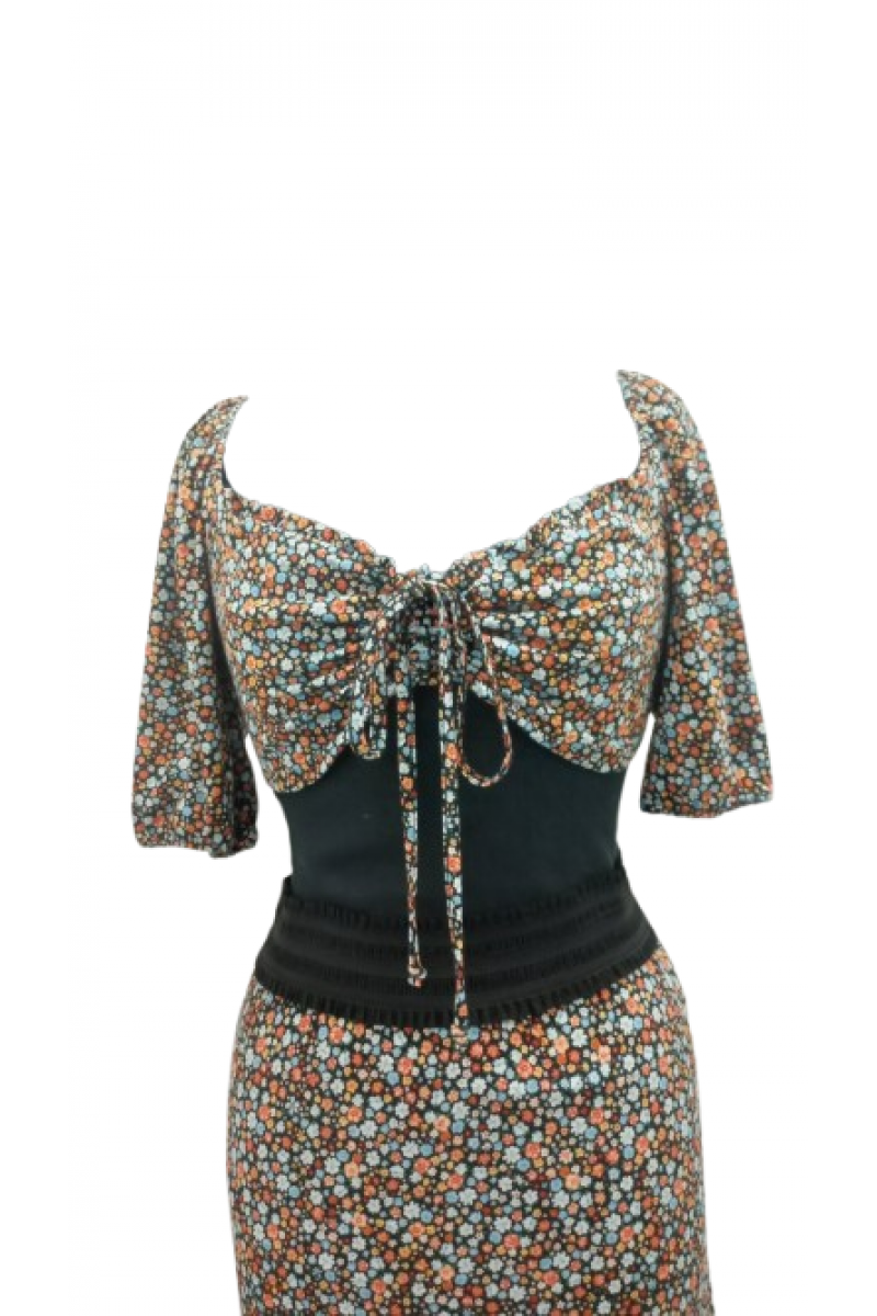 Γυναικείο croptop μαύρο HYPE