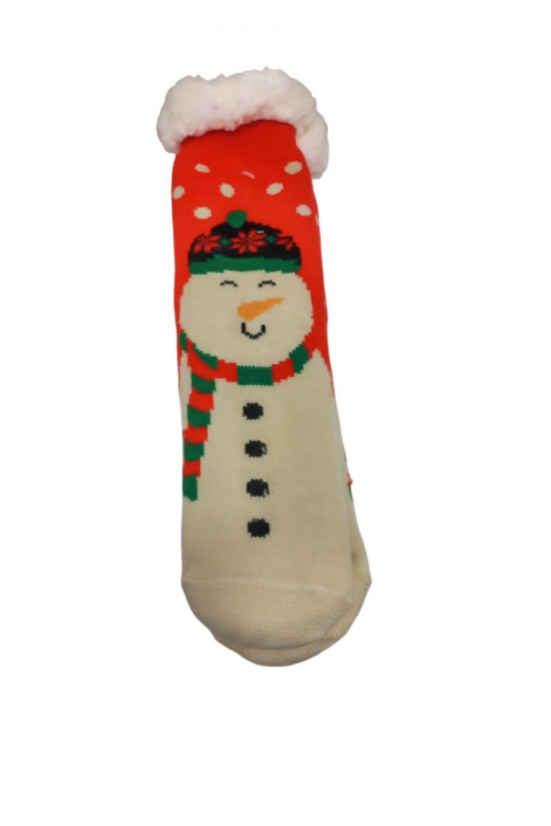 kid's festive slippers socks