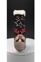 kid's festive slippers socks