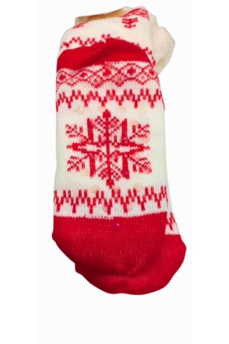 kid's festive slippers socks