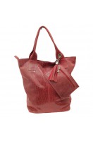 woman bag red