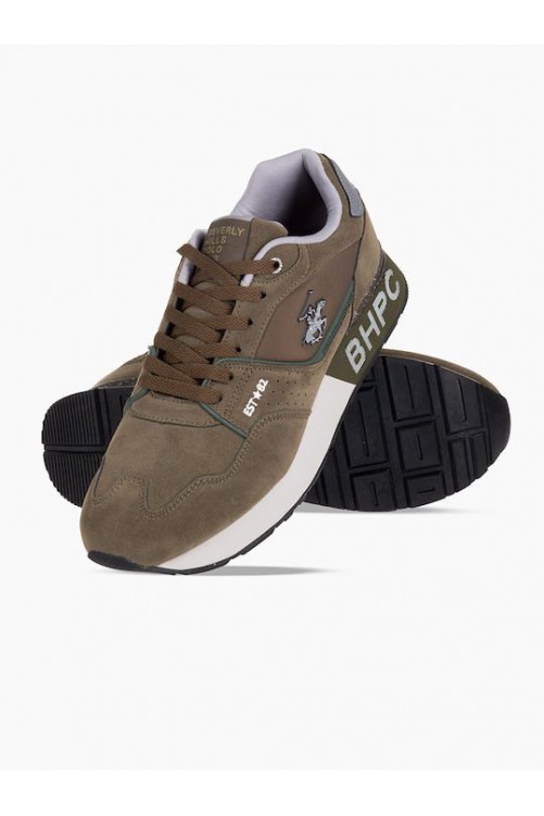 Ανδρικά sneakers Beverly Hills Polo Club OLIVE - ΛΑΔΙ S00HM6854