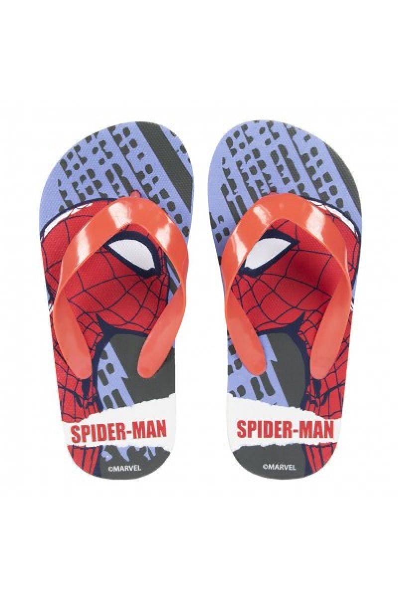 SPIDERMAN FLIP FLOPS - BLUE ( No 26-32)