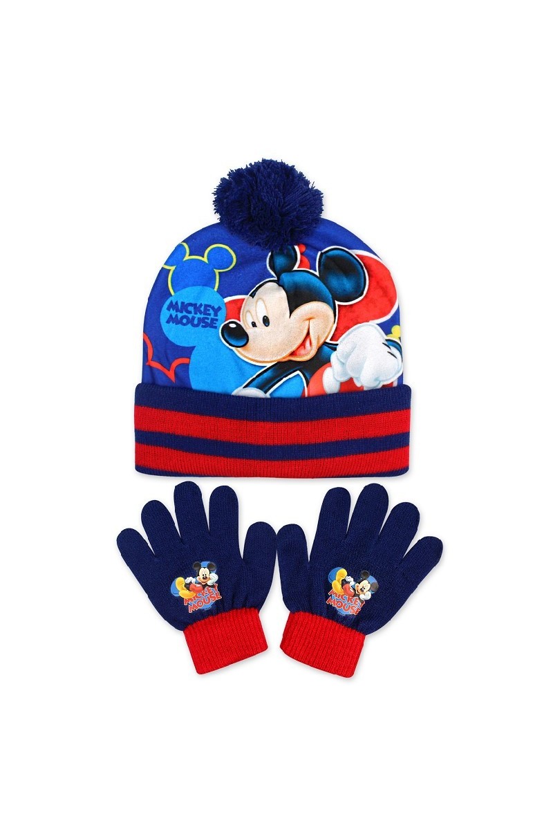 kid's hat and gloves set