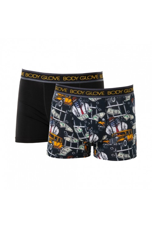 BODY GLOVE PRINTED BOXER 2pACK 